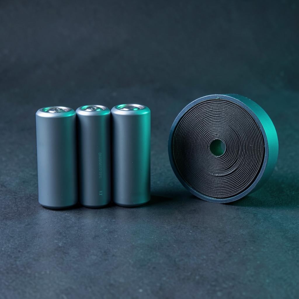 NMC 811 cylindrical 2170 cells and electrode roll