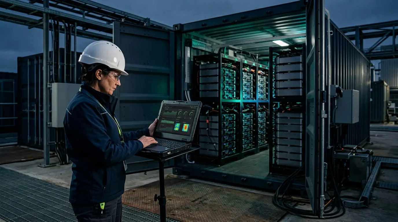 Commissioning a second-life battery storage system