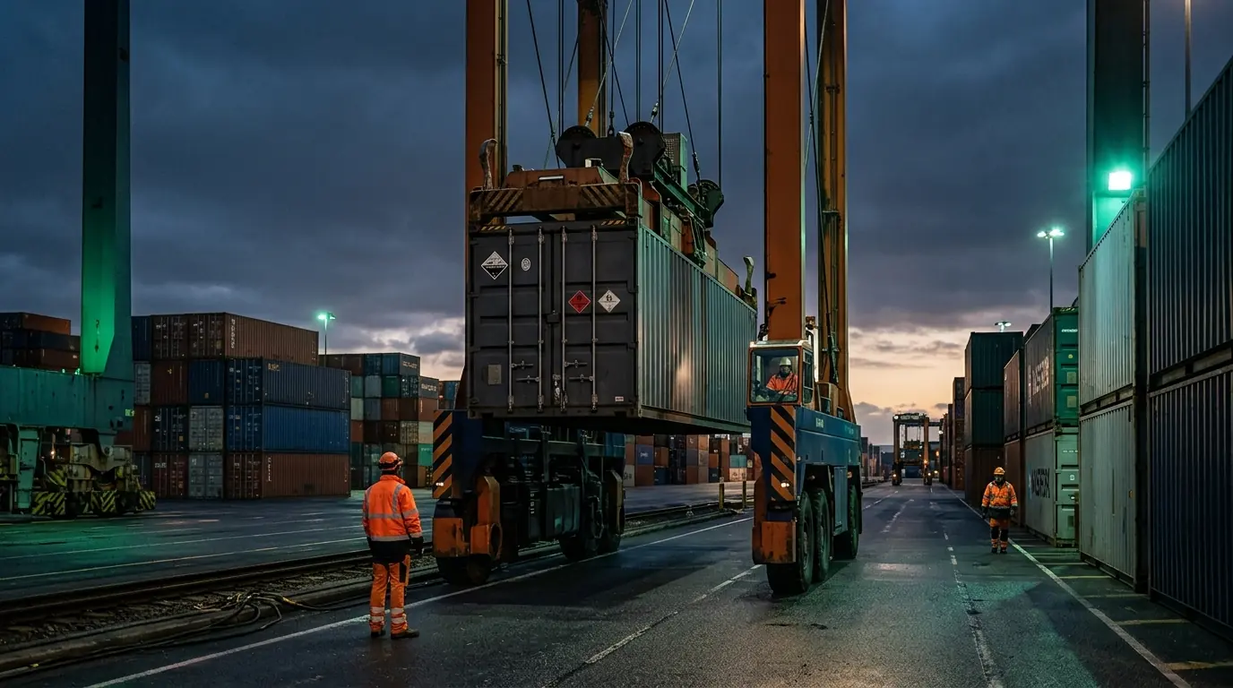 Port & Export Gateway EV battery collection scene