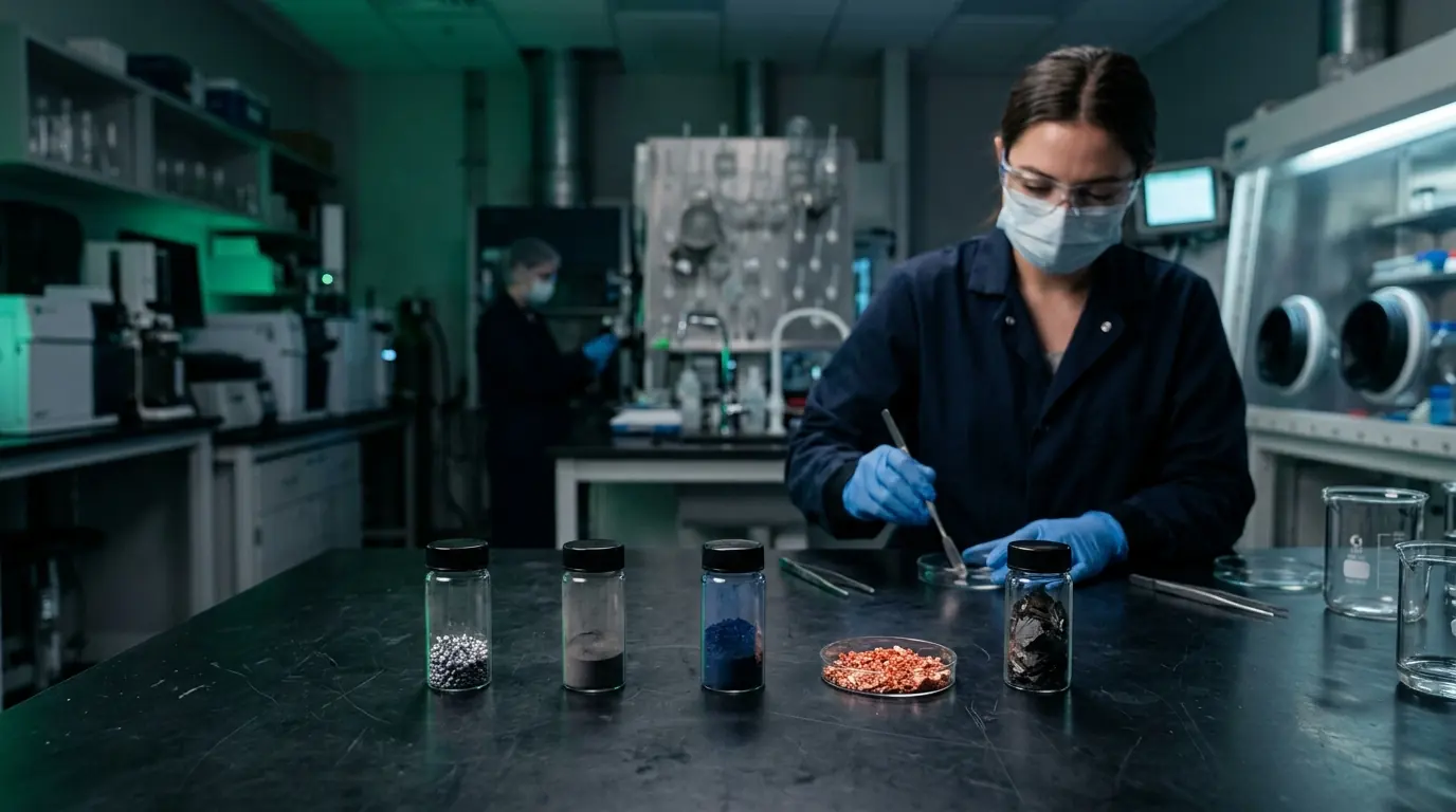 Neat arrangement of recovered lithium